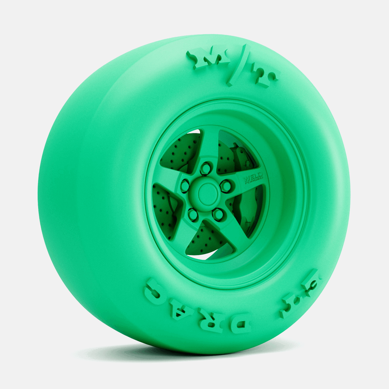 15x10 Weld S71 Wheel, MT Drag Slick