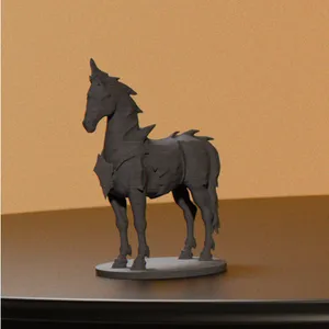 Armored horse