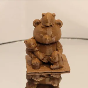 Momma Bear with her 3 Cubs