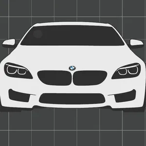 Car Keychain - BMW M6 (gen. F12)