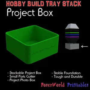 Hobby Build Tray Stack - Project Box