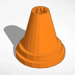 Adapter for making churros.