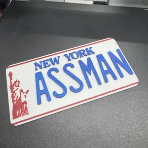 ASSMAN License Plate