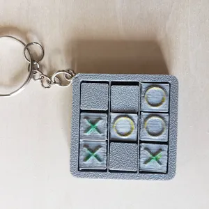 Porte-clé jeu morpion - Tic-tac-toe game keychain