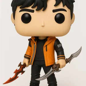 FUNKO POP JIN WOO SOLO LEVELING HOLDING DUAL DAGGER ASSASIN