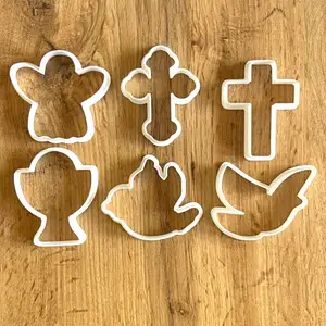 Comunion Cookie Cutters, First, Dove, Chalice, Baptism,Cross