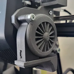 Ender 3 V3 SE Model fan 5015 with nebula sensor holder