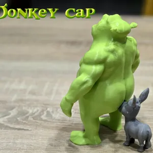 Donkey cap for Shrek ass toothpaste