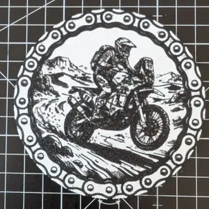Dakar Moto Wallart Medal 2