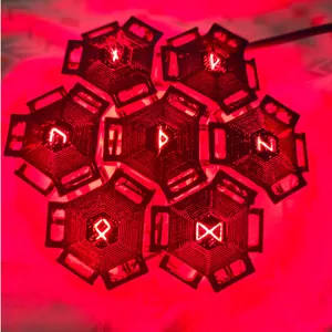 Hexmail Single Plate w/ Runes - LED Slots