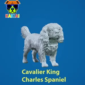 Cavalier King Charles Spaniel dog statue - decor - 3D print