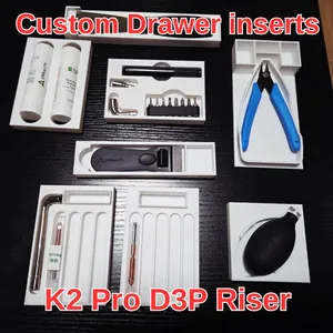 K2 PRO D3P Riser custom drawer inserts