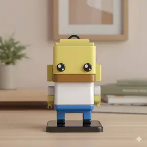 HOMER SIMPONS LEGO STYLE - THE SIMPSONS SQUARED