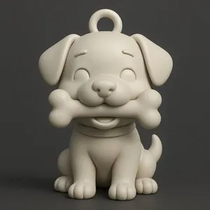 Puppy keychain