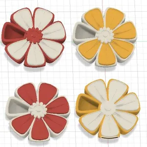 Pastillero Semanal "Flor Giratoria"