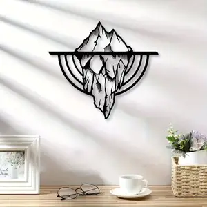 WallArt Ice Mountain