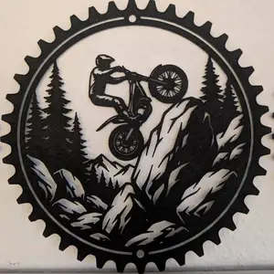 Wallart Moto Trial 2  single color