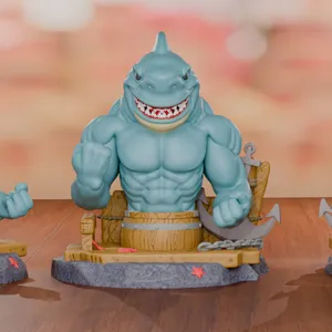 Warrior Shark - 3D Statue