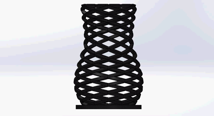 Diamond Cut Shaped Pen Stand