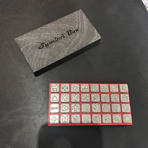 Leather Symbol Stamping Block Storage.