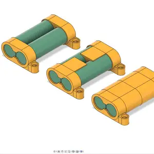 18650 Battery Pack Holder Case 2x