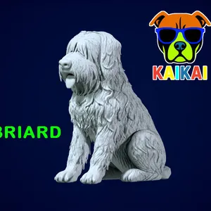 Briard - Berger de Brie mode - 3D print
