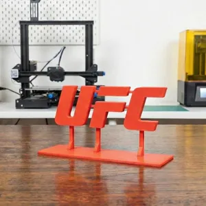 UFC logo stand