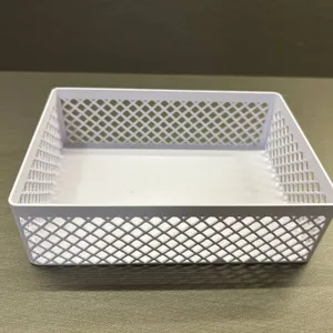 Openwork storage basket
