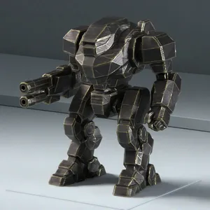 Battle Bot – Sci-Fi Combat Robot | Easy 3D Print Figurine