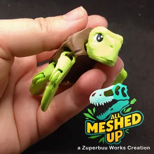 Articulated Baby Turtle & Tortoise Toys