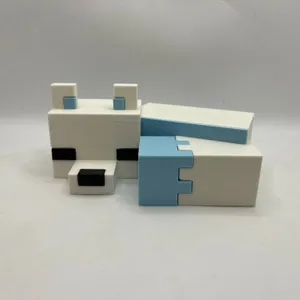 Sleeping polar fox from minecraft