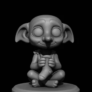 Chibi Dobby the House Elf – 3D Printable Figurine