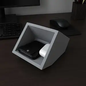 DESIGNER DESKTOP ORGANIZER WITH OPTIONAL PLANTER