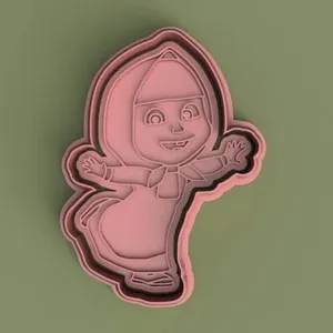 Masha and the Bear cutter + stamp