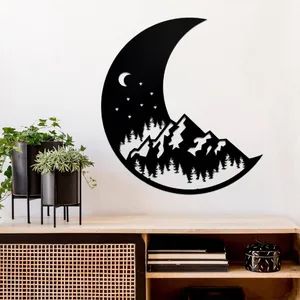 WallArt Moon Nature