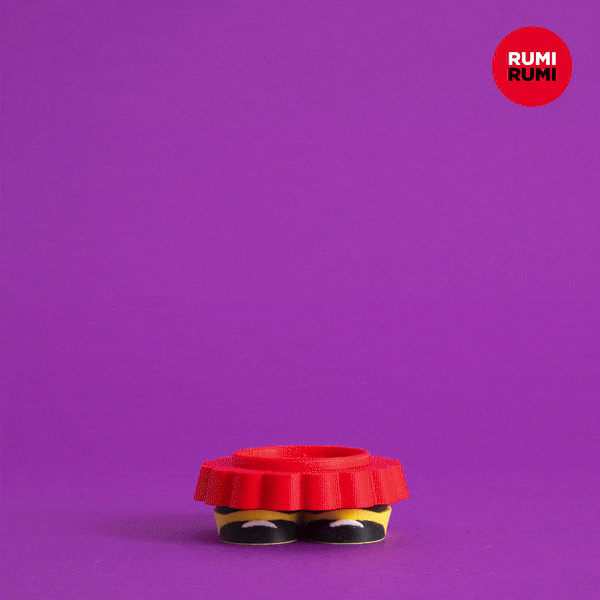Nova Cyber Cat on a Hoverboard - Rumi Blocks Stackable Toy