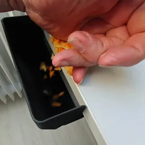 150 mm desk waste funnel with waste chute and many options