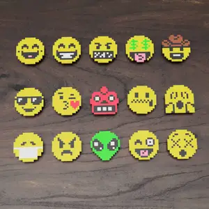 Multi-Colour Croc Charms - 8 Bit Emoji Set 😋