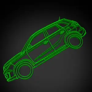 Suzuki Vitara (LY) 2015-> Silhouette wall art