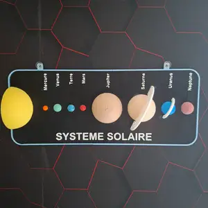 Système solaire avec planètes amovibles - Puzzle éducatif