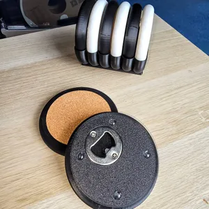 🍺 2-in-1 Coaster with Bottle Opener