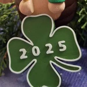 Cloverleaf / Kleeblatt 2025 10x2 fridge Magent embeded