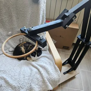 Pince de serrage pour tambour à broder
