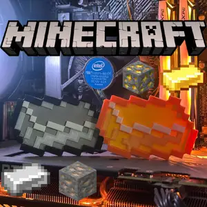 Minecraft Gold & Iron Ingots