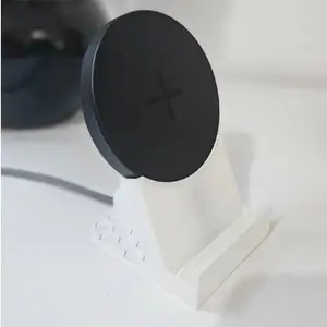 Smartphone holder with place for IKEA wireless charger