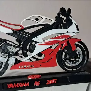 Modellino 3D Yamaha R6 2007