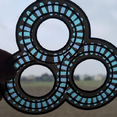 Magic Moving Card Train the Fidget Infinite Rail