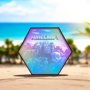 Minecraft Hexagon Lamp 001