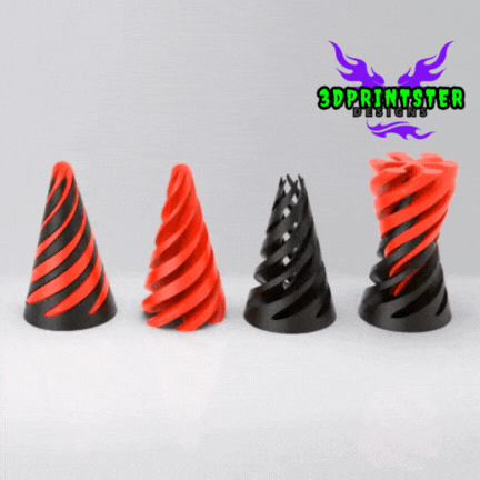 Cone Fidget Spiral Spinner