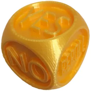 yes/no/reroll dice.